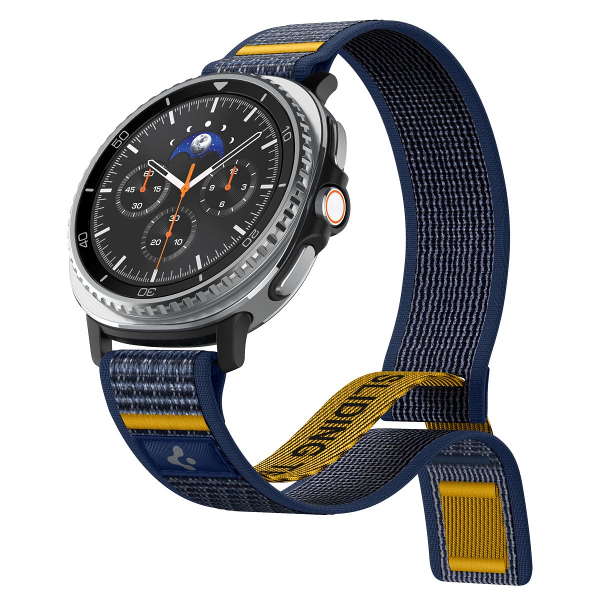 Spigen Athlex Air Designed for Samsung Galaxy Watch 8 44/40mm, 8 Classic 46mm Band Adjustable Solo Loop Strap (2025) - Active Navy