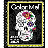 Color Me! - Adult Coloring Book (Skull Cover - Includes a Variety of Images): - Relax - Color - Create