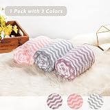 Good Nite Microfibre Hair Drying Towel Wrap 3 Pack Pink Blue Purple view 6