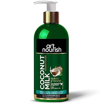 ArtNourish Coconut Milk Hair Hydrating and Nourishing Conditioner -No SLS/Sulphate, Paraben or Silicon (300ml)