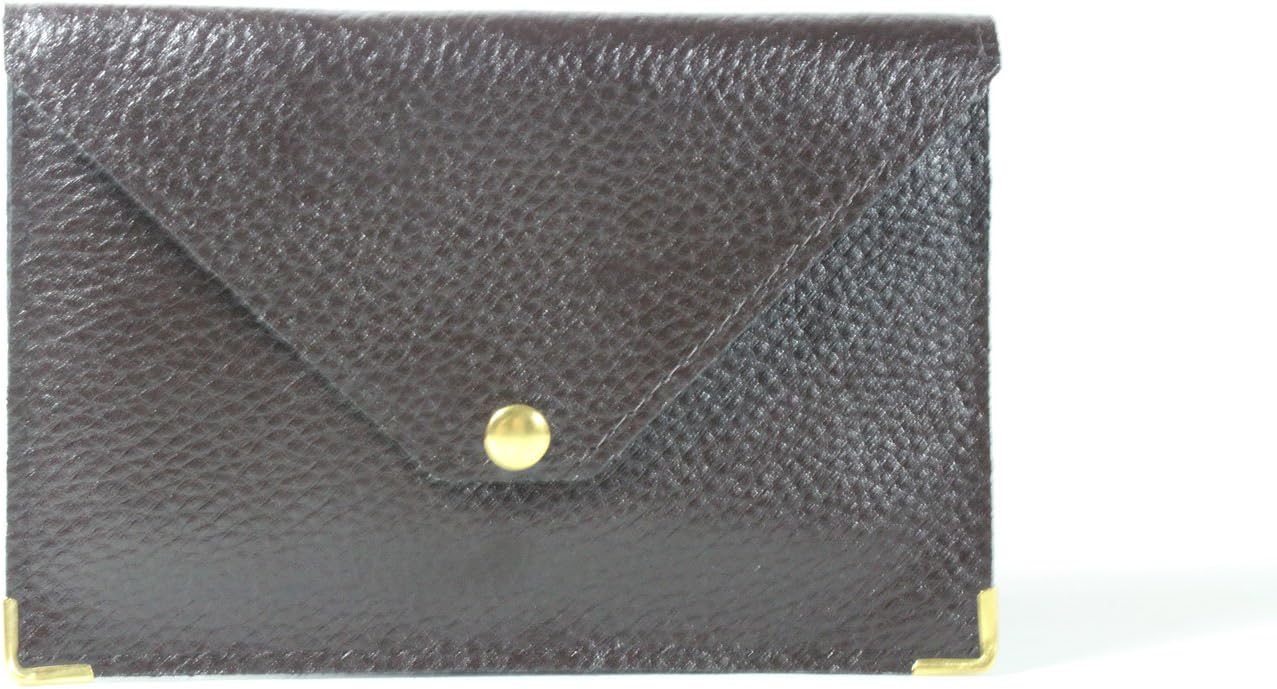 Frédéric & Johns ® - ID case - Card Holders - Envelope Size - Gray Card Holder, Permit, ID Card, Cards, Very Complete, Soft Leather for Men or Women (Brown)