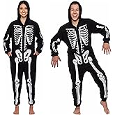 Funziez! Slim Fit Adult Onesie - Animal Costume - Plush Unisex Halloween One Piece Cosplay Suit for Women and Men