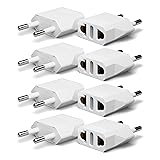 European Plug Adapter, Unidapt US to Europe