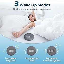 REACHER Super Loud Alarm Clock for Heavy Sleepers