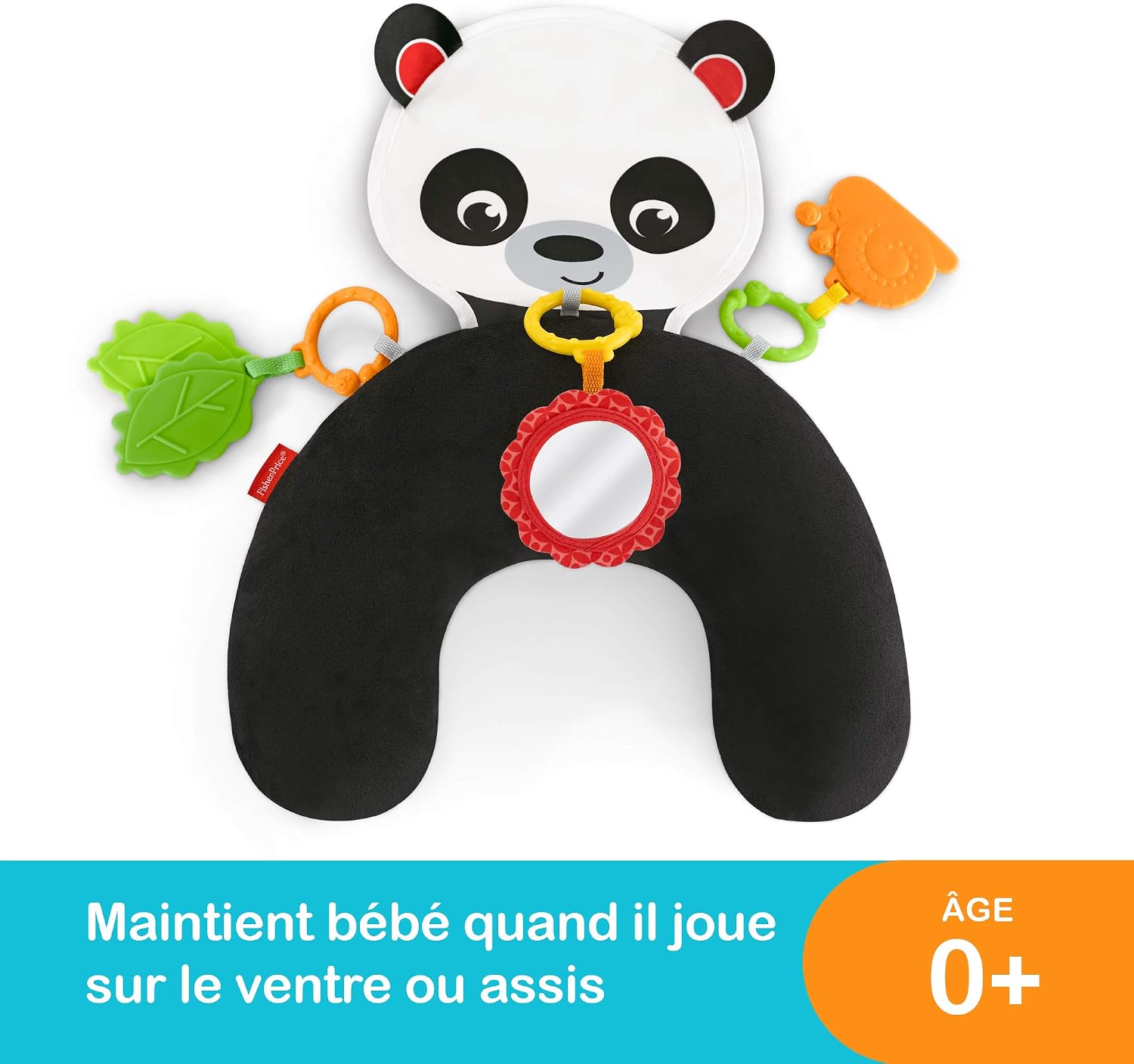 Alianzagestion Com Sur Le Ventre Et Assis Jeu Sur Le Dos Fisher Price Coussin Deveil Panda En Peluche Avec 3 Jouets Amovibles Des La Naissance Gjd28 Bebe Et Puericulture Eveil Et Jouets