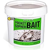 Kaput-D Pocket Gopher Bait - Ready-to-Use Wheat Grains for Effective Rodent Bait, Perfect for Residential &amp; Agricultural Use - Diphacinone Formula for Lawn, Turf &amp; Crop Areas (5 lbs)
