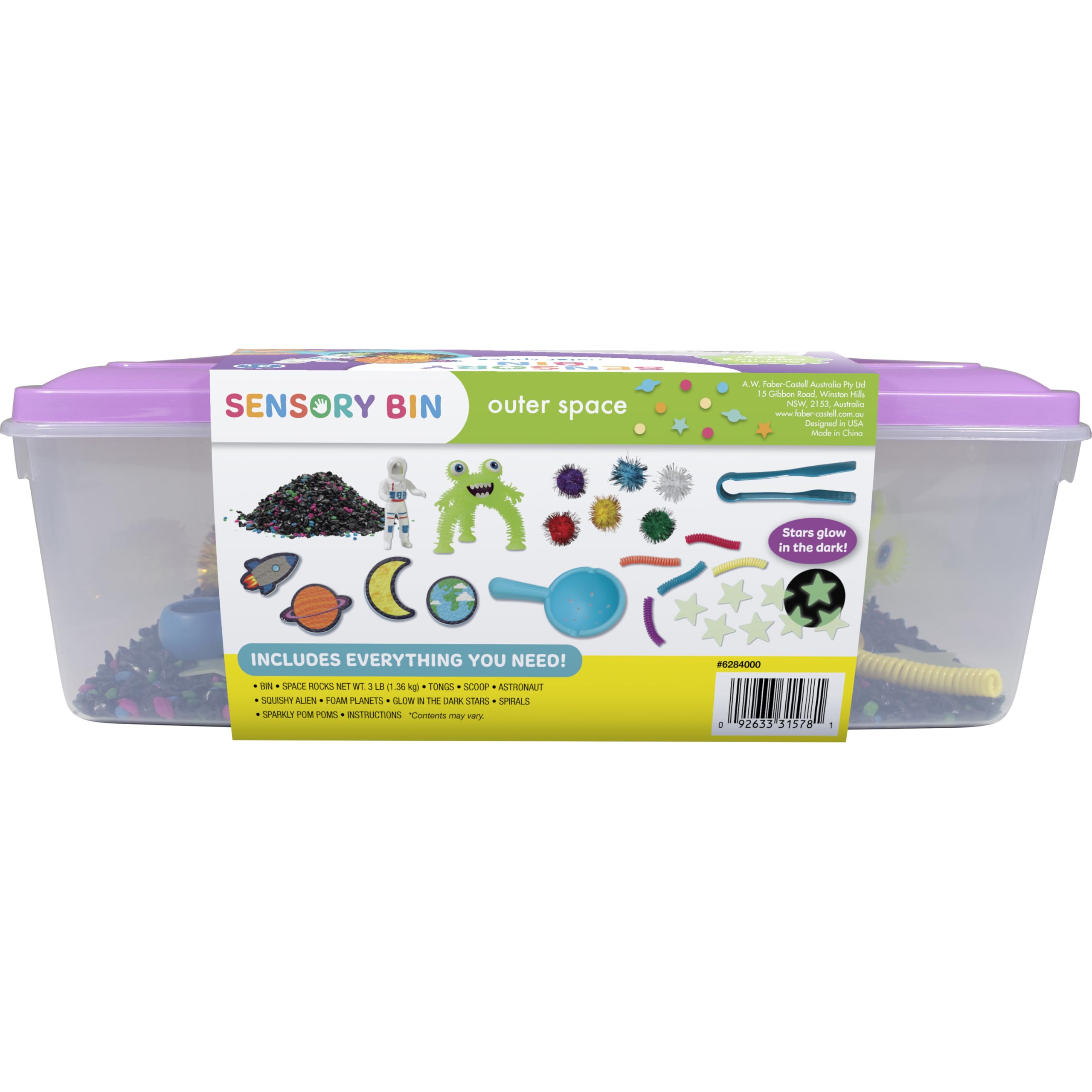Creativity for Kids Sensory Bin: Outer Space Toys - Preschool and Toddler Sensory Toys, Kids Gifts for Boys and Girls (Ages 3+)
