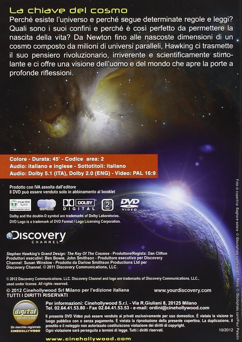 Amazoncom Stephen Hawking Il Grande Disegno 2 Dvd