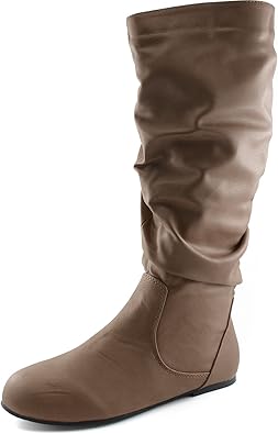 comfortable calf length boots