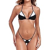 SHERRYLO Micro Bikini Extreme Sexy Womens Swimsuits G String Thong Bikinis Mini Bathing Suit for Women Microkini Swimsuit