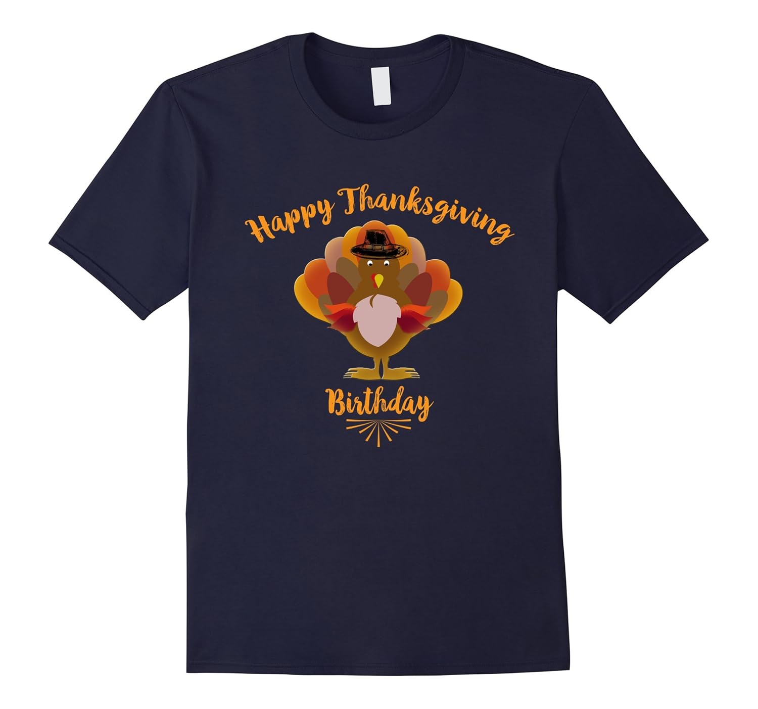 Cute Thanksgiving Birthday T-Shirt - Happy Thanksgiving Day-ANZ