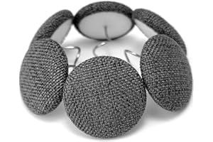 AHAILUOO 12 Colors Fabric Covered Button Twist Pins Dust Ruffle Pins- for Sofa，Upholstery，Armchair Caddies, Armrest Covers,Bed Skirts, Slipcovers, Headliners (Dark Grey, 24)