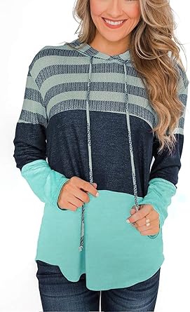 women's striped sweatshirts