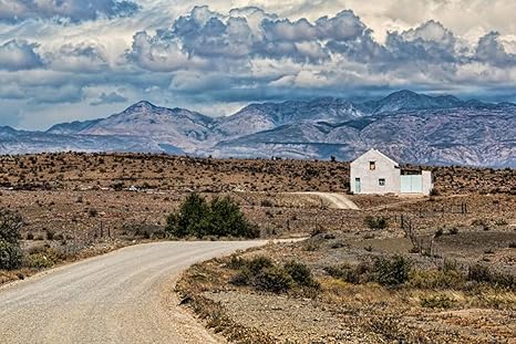 Amazon Com Ing Wall Art Print On Canvas 32x21 Inches Solitude Alone Mountains Clouds Landscape Posters Prints