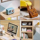 CUTEROOM DIY Doll Room Miniature Furniture 1:32 Cabin Sunshine Study Kit view 5
