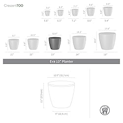 Crescent Too Eva Decorative Planter Modern