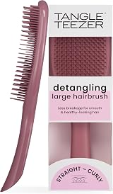 Tangle Teezer Large Ultimate Detangler Hairbrush Pink Velvet - Wet & Dry Hair
