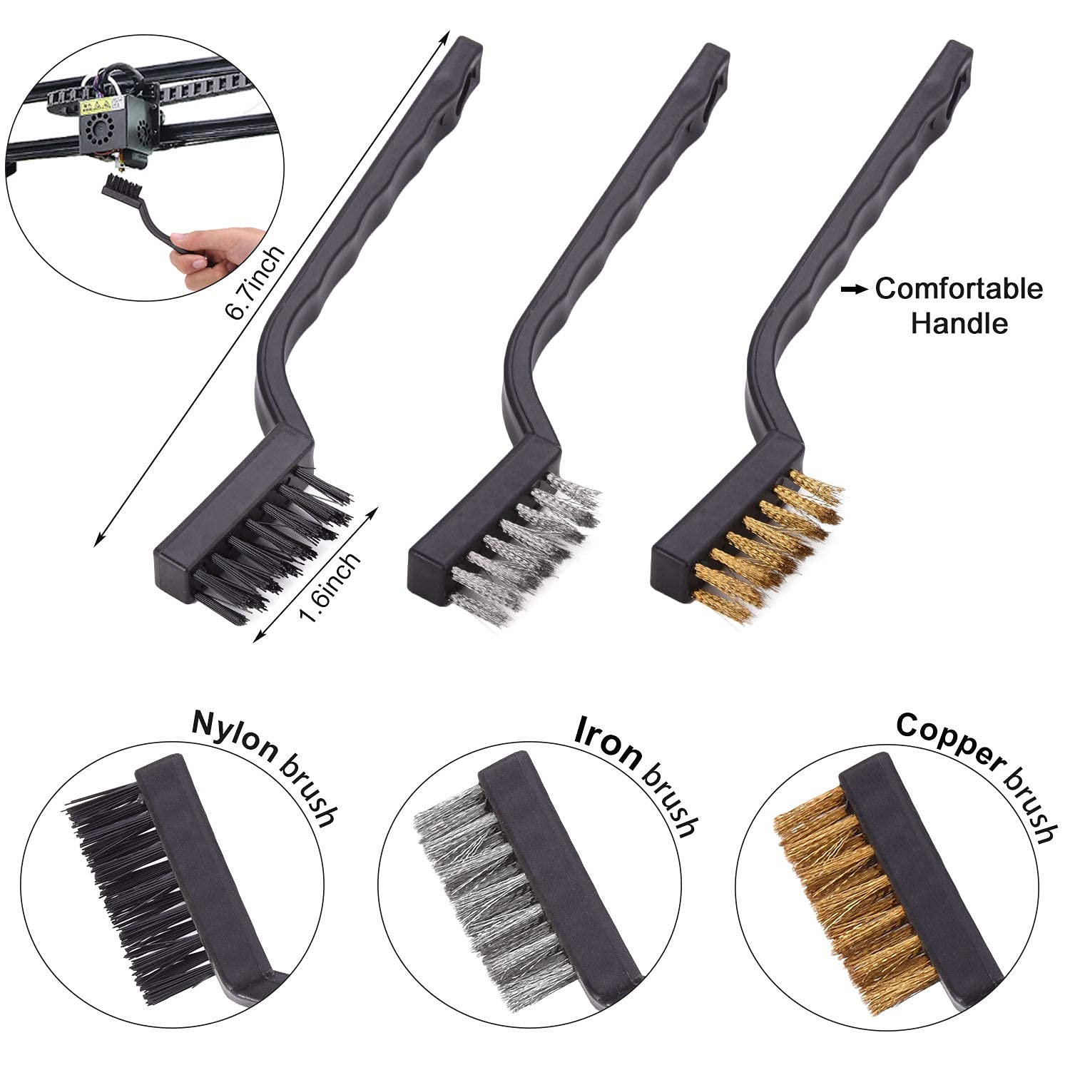 Suteck 3D Printer Tool Kit 45 PCS Including Carving Knife Set Cleaning Needle Tweezers Pliers Scraper Basic Tools with Storage Bag for Removing Fishing 3D Printer: Industrial & Scientific