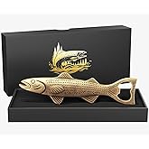 Unique Fish Beer Gifts for Men Vintage Bottle Opener, Fishing Fathers Day Gift Birthday Christmas Valentine Gift for Him Dad 