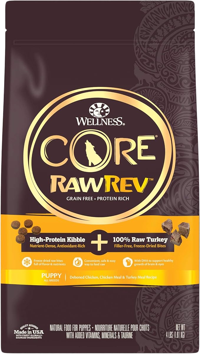 wellness core raw dog food
