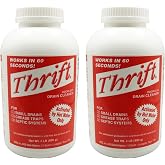 Thrift T-200 Odorless Drain Cleaner &ndash; Hot Water Activated Drain Cleaner for Small Drains, Grease Traps, Septic Systems &amp; Sewer Lines &ndash; 2 Pound Bottles (Pack of 2)