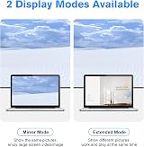 AIYEEN HDMI to VGA Adapter 1080p with 3.5mm Audio for Laptop Projector Monitor view 4