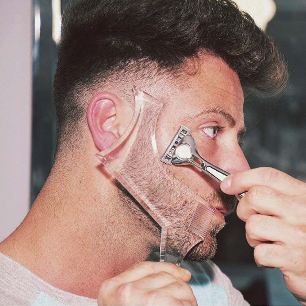 Buy Uber Pack Of 1 8 In 1 Beard Shaping Styling Tool With Inbuilt