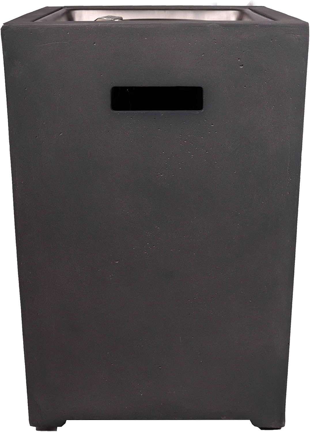 Clifton Gaskamin Compact Square Grey Garten Gasofen Heizpilz