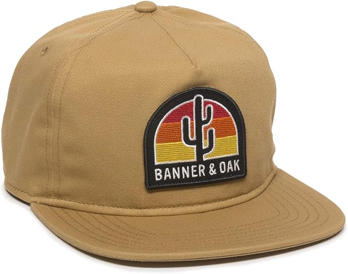 Banner And Oak Switchback Embroidered Scout Patch Hat Adjustable