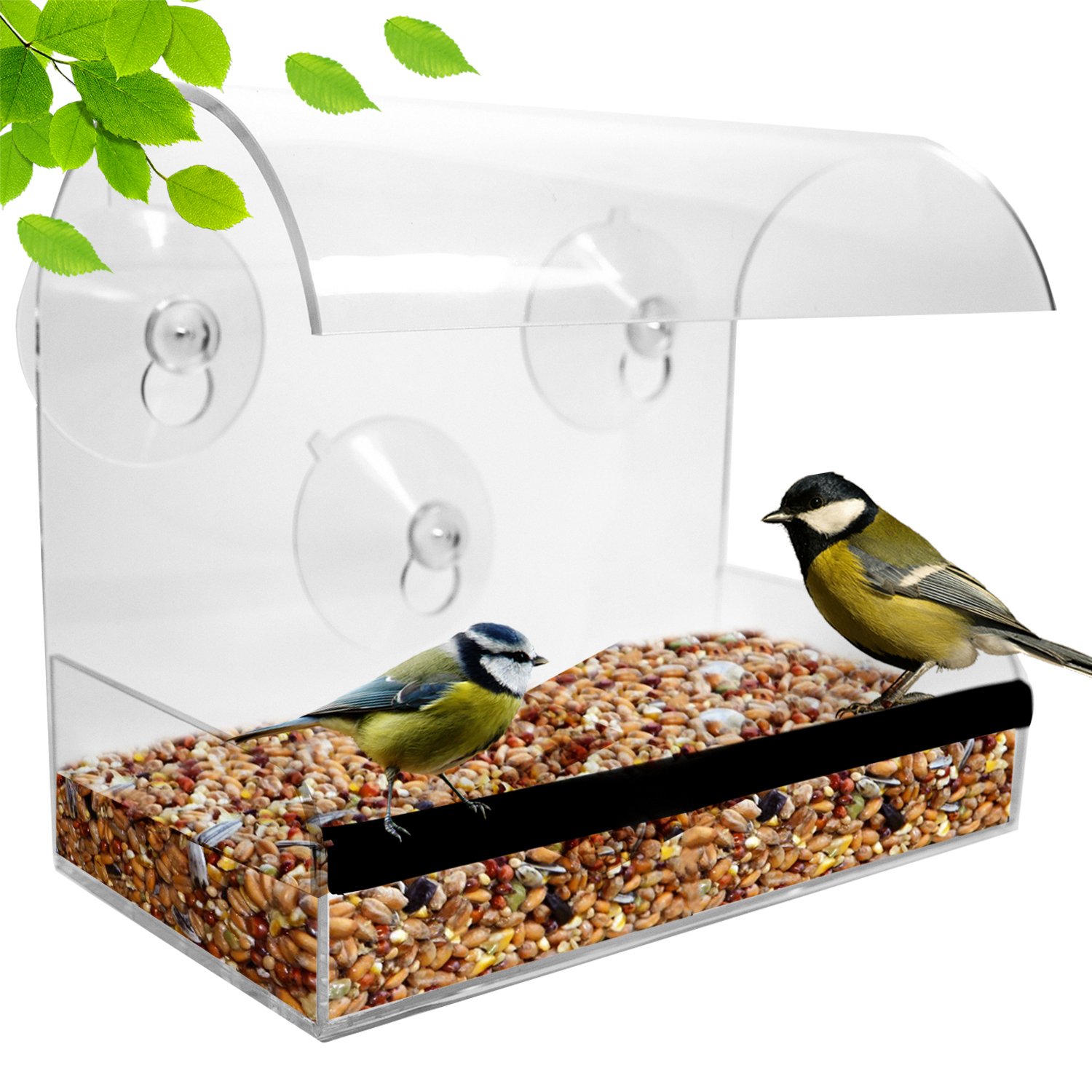 Window Bird Feeder Bird Feeders For Outside Acrylic Bird