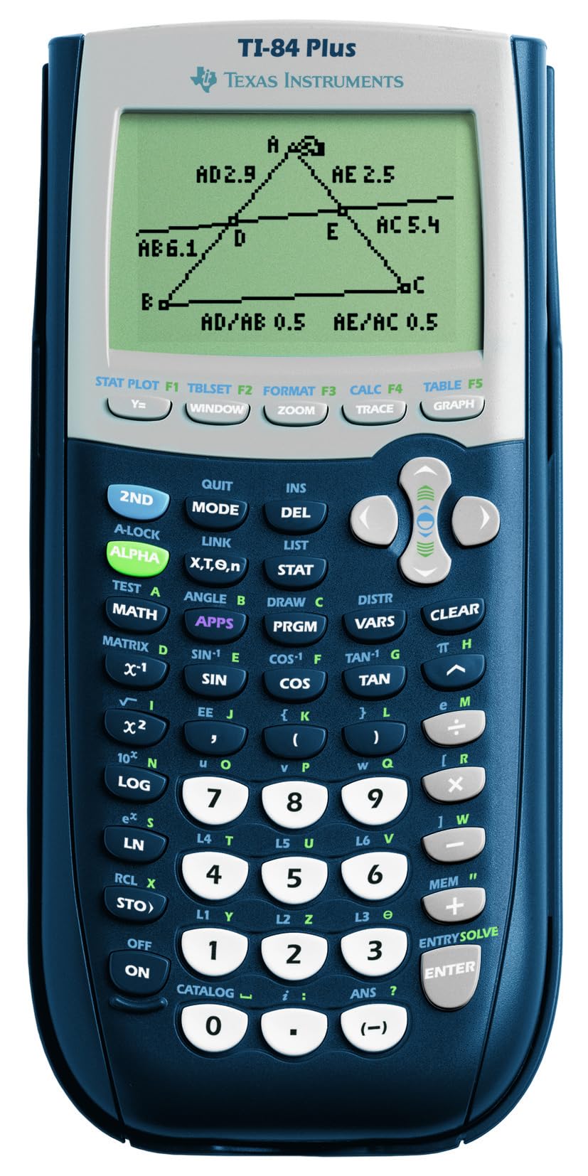 Texas Instruments ACCO TI-84 Plus - Texas Instruments Graphing Calculator, Black