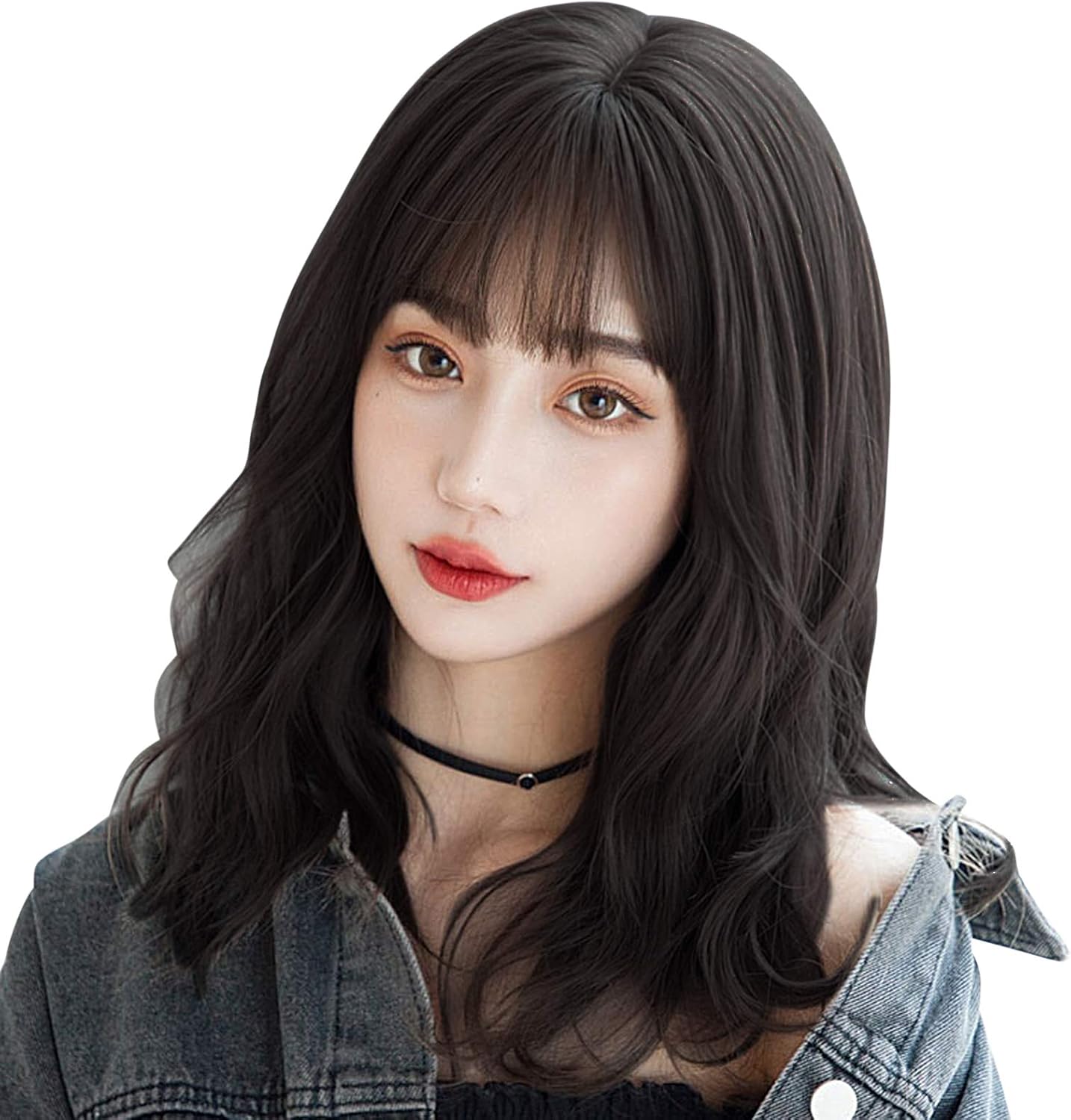 Amazon Co Jp ウィッグ かつら ミディアム Candybay レディース 巻き毛の短い空気前髪ウールロール フルウィッグ ゆるカール 女性用 かつら日常 耐熱 ネット付き ビューティー