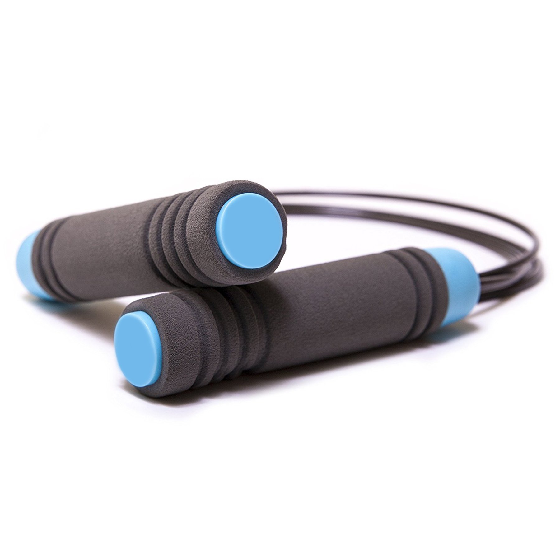 Micogo Jump Rope & Skipping Rope Adjustable Stainless-Steel Wirerope 9.2' for Fitness,Boxing,MMA