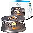 GROSCHE Cairo Premium Teapot Warmer - Tea Pot Warmer with Candle - Tea Warmers for Teapot - Food Warmer - Pot Warmer (Bronze)