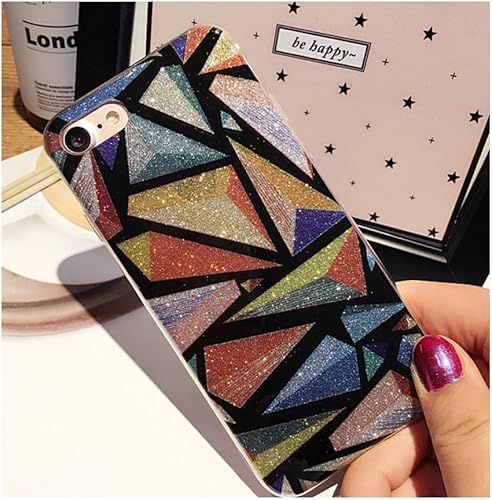 Amazon Co Jp I Phone 7 7s ソストケース ステンドグラスデザイン 画面保護フィルムつき 4h強化クリスタル キラキラ Jellyアイフォン かわいい クリア おしゃれ Tpu Case Malti Color ジュエリー