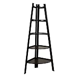 Danya B. Free Standing 5-Tier Pyramid Corner Ladder