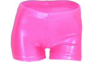 iLover Girls' Sparkle Glitter Shorts Dance and Tumbling Athletic Gymnastics Shorts Bottoms
