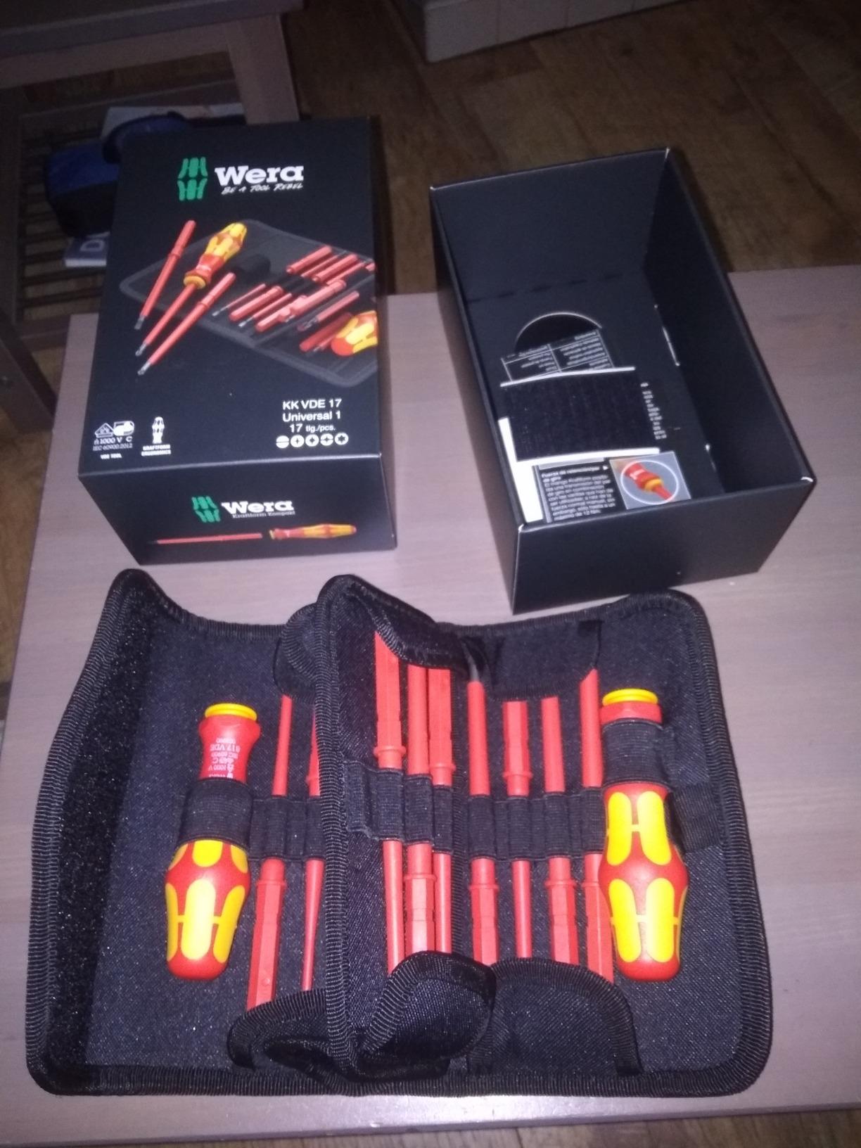 WERA 05059030001 Kraftform Kompakt VDE 17 Universal 1, 17 Pieces photo review