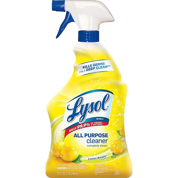 LYSOL ALL-PURPOSE CLEANER, LEMON SCENT, 1 QUART