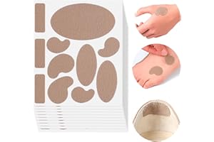 Misorita Moleskin for Feet 168 Pack (12 Sheet), Blister Bandages Flannel Adhesive Moleskin for Blisters, Moleskin Pads Molesk