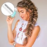 Rowwait 2Pcs French Hair Braiding Tool DIY Hair Styling Clip Fishbone Black view 6