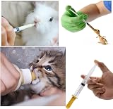 GingerUPer Puppy Kitten Feeding Bottle Set with Nipples and Syringes 50ml view 3