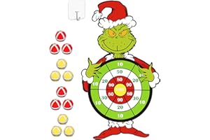 ONIBOGO Large Dart Board for Kids with 12 Sticky Balls, 28 Inch Sport Games Indoor Outdoor Multi-Player Party Game