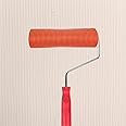 Hanroy 7'' Patterned Paint Roller for Wall Decoration Classic Brick Embossing Texture Rubber Roller Decorative Household DIY Paint Art Tool for Wall Decoration(EG336T)