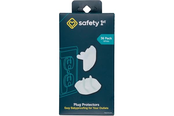 Safety 1st Electrical Outlet Baby Proof Covers, Secure Outlet Plugs, Baby Proofing, 36 Count