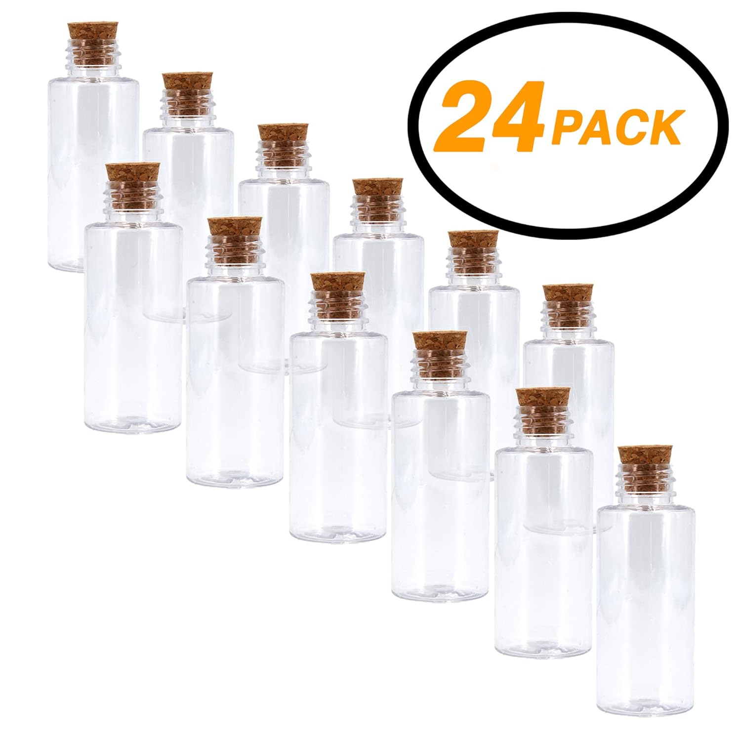 Srenta Plastic Sand Art Bottles with Cork Stoppers Arts and Crafts Mini... eBay