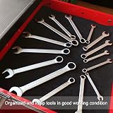 CASOMAN 16 inch Black Tool Box Liner Drawer Mat Anti Slip EVA 6ft Long view 6