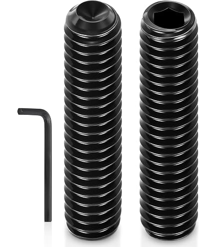 1/2-13 X 1/2 Hex Socket Set Screws – 304 Stainless Steel, Cup Point, Internal Hex Drive, 10-Pack