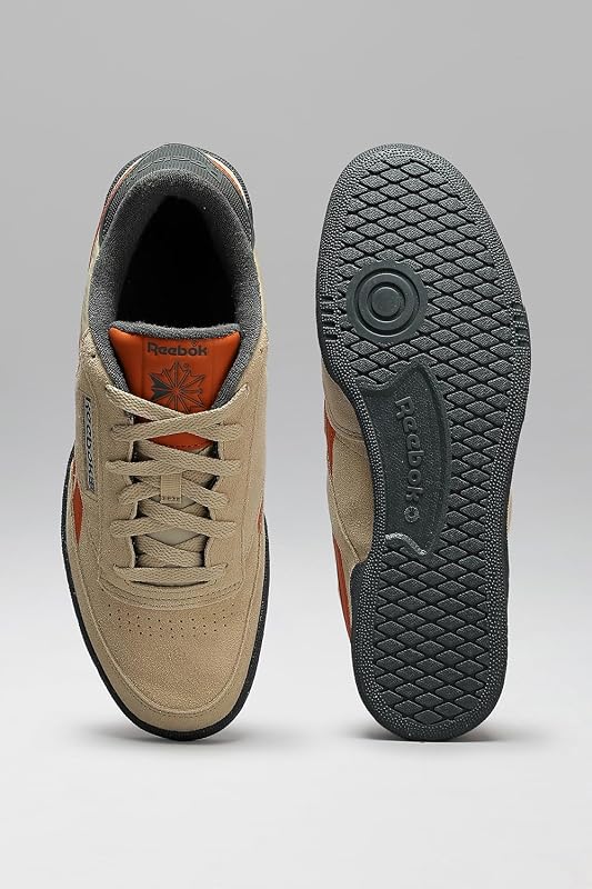 Baskets Unisexe Club C Revenge Vintage - Beige Simple/Gris 5/Orange Rustique, 38,5 EU — photo 7 sur 8
