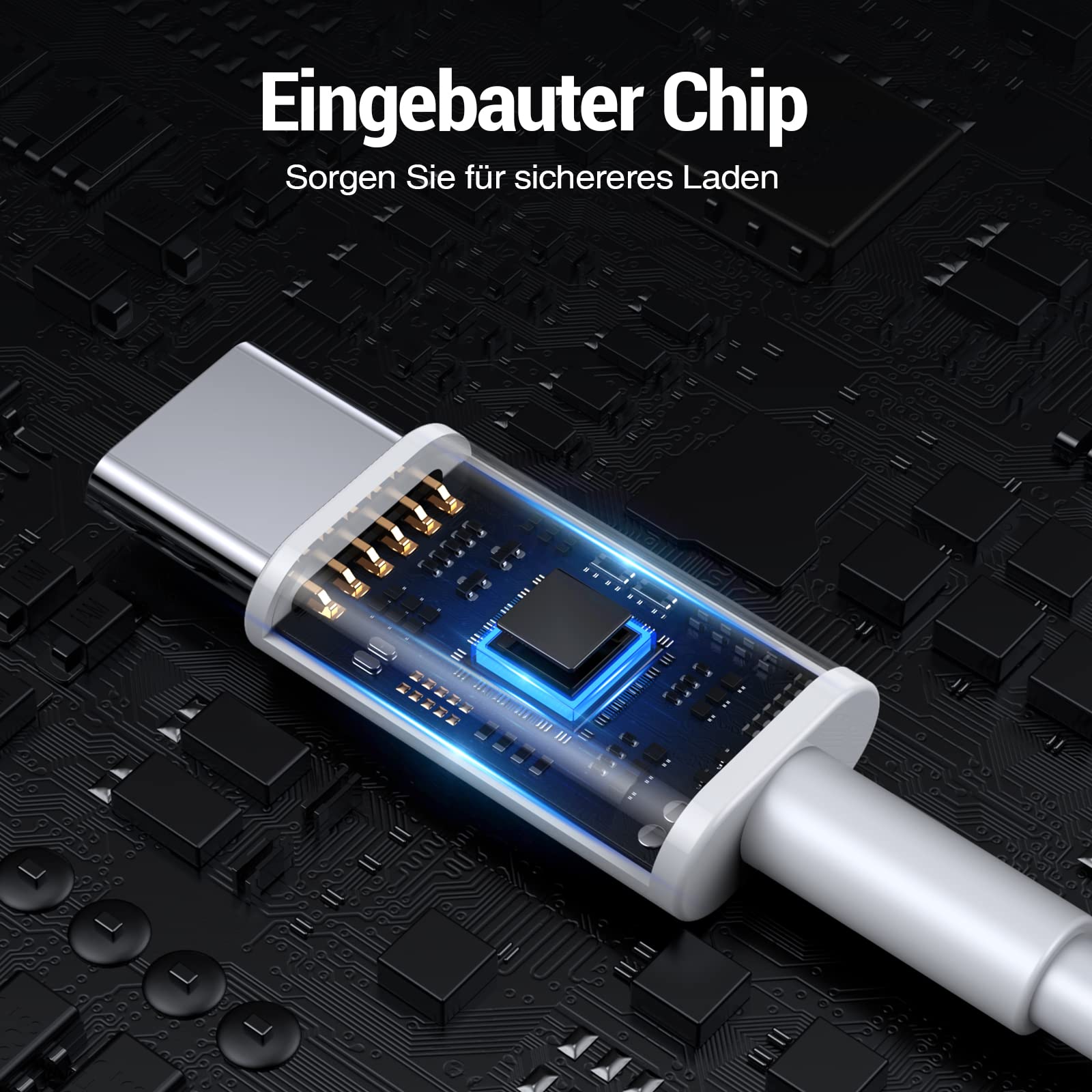 Ankoda USB C Kabel 2Pack 100W 1.8M Schnellladekabel 5A PD 4.0 4